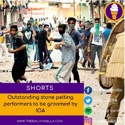Outstanding stone pelting performers to be groomed by IOA Outstanding stone pelting performers to be groomed by IOA