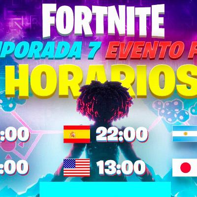EVENTO FINAL DE FORTNITE TEMPORADA 7