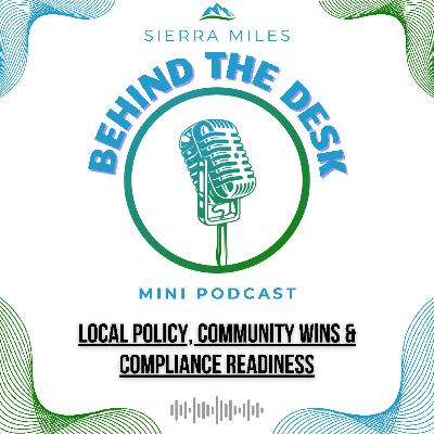 Local Policy, Community Wins & Compliance Readiness