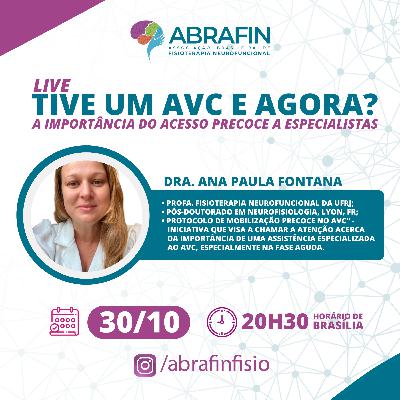 “Tive um AVC, e agora? - Live realizada em 30/20/2023.