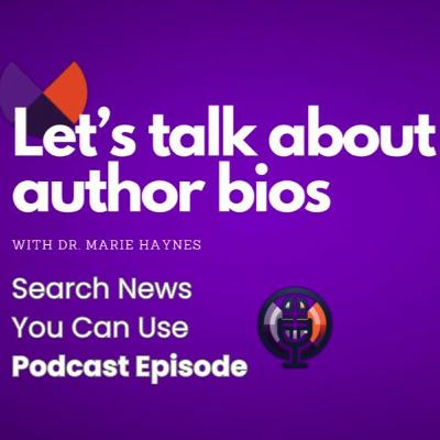 Let's Talk About Author Bios Let's Talk About Author Bios
