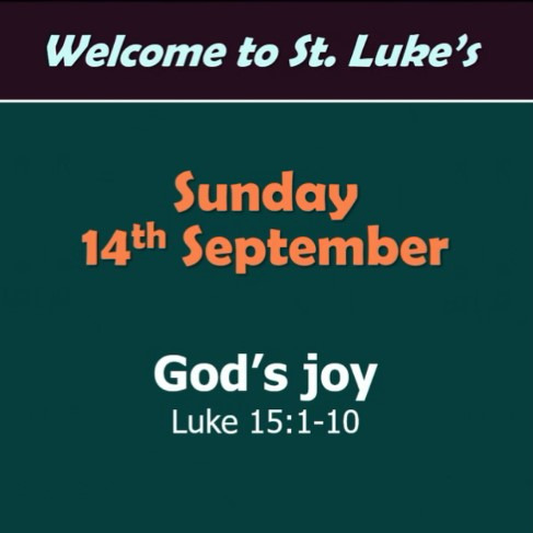 God's joy (Luke 15:1-10)