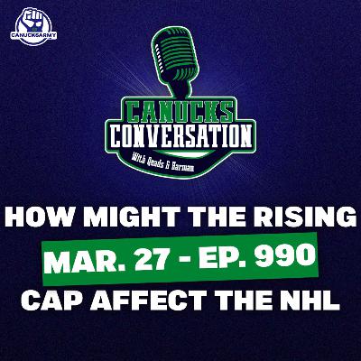 Mar. 27: How might the rising salary cap affect the NHL? ft. Patrick Johnston (ep. 990) Mar. 27: How might the rising salary cap affect the NHL? ft. Patrick Johnston (ep. 990)