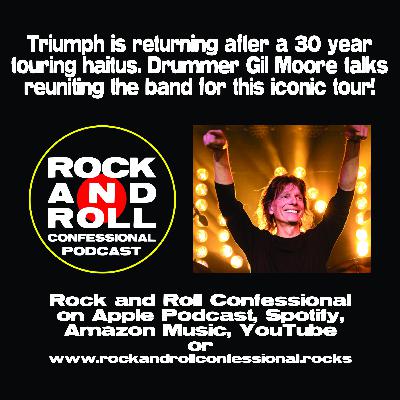 Gil Moore, founding member, singer and drummer for Triumph talks about the band reuniting and touring for the first time in 30 years. Gil Moore, founding member, singer and drummer for Triumph talks about the band reuniting and touring for the first time in 30 years.