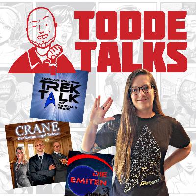 Todde spricht mit Sandra (Trek Talk, Crane – Der Boston Legal Podcast, Die Emiten uvm.) Todde spricht mit Sandra (Trek Talk, Crane – Der Boston Legal Podcast, Die Emiten uvm.)