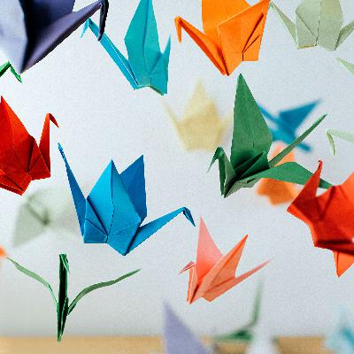 The unfolding evolution of origami
