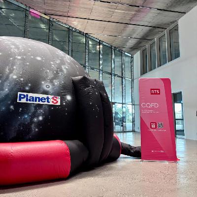 CQFD Junior: en direct d'un planétarium gonflable dans le hall de la RTS à Ecublens