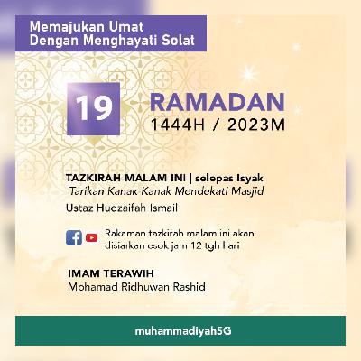 TARIKAN KANAK-KANAK MENDEKATI MASJID | Ustaz Hudzaifah Ismail