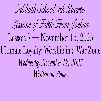 Ultimate Loyalty: Worship in a War Zone — Written on Stones Ultimate Loyalty: Worship in a War Zone — Written on Stones