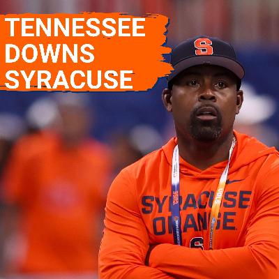 REACTION: Syracuse Football OUTMATCHED vs. Tennessee Volunteers | Elijah Robinson's Job in JEOPARDY?