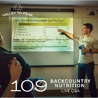Backcountry Nutrition Live Q&A
