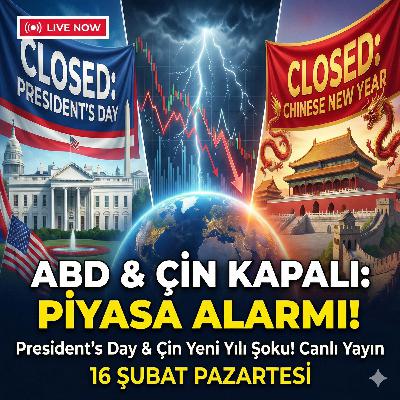 🚨 DÜNYA PİYASALARI DURDU! | ABD ve Çin Kapalıyken Bizi Ne Bekliyor? 16 Çubat 2026 Pazartesi Bülteni 🚨 DÜNYA PİYASALARI DURDU! | ABD ve Çin Kapalıyken Bizi Ne Bekliyor? 16 Çubat 2026 Pazartesi Bülteni