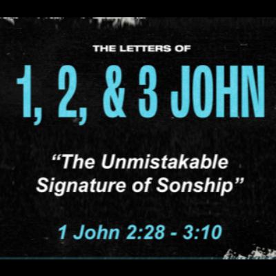 The Unmistakable Signature of Sonship