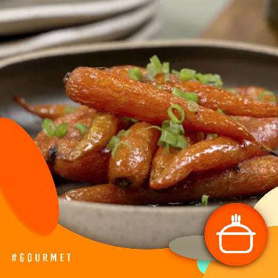 Alvorada Gourmet - Cenouras assadas com mel Alvorada Gourmet - Cenouras assadas com mel