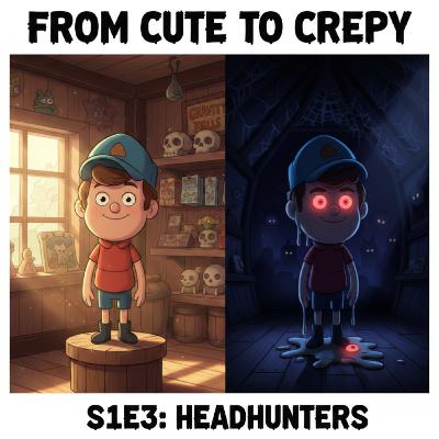 From Cute to Creepy | Gravity Falls: S1E3: Headhunters