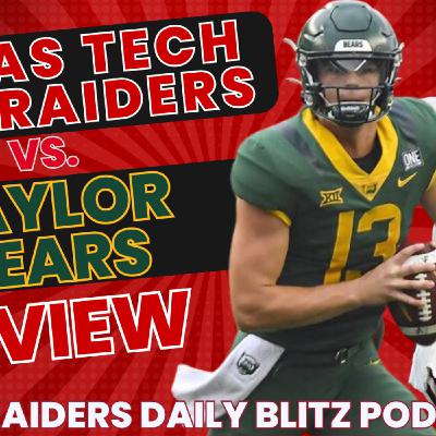 Red Raiders Hope to Continue Big 12 Roll vs. Baylor Bears in Week 8