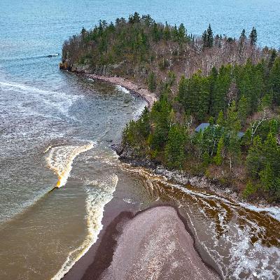 Spring Steelhead Run Along The North Shore