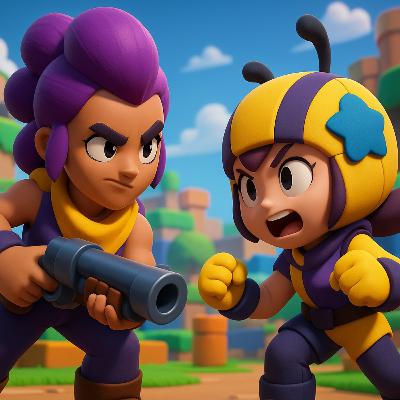 🤪 Brawl Stars 🎮 Un combat 3V3!