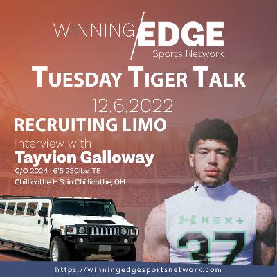 Recruiting Limo with Tayvion Galloway 2023 TE Commit to LSU Recruiting Limo with Tayvion Galloway 2023 TE Commit to LSU