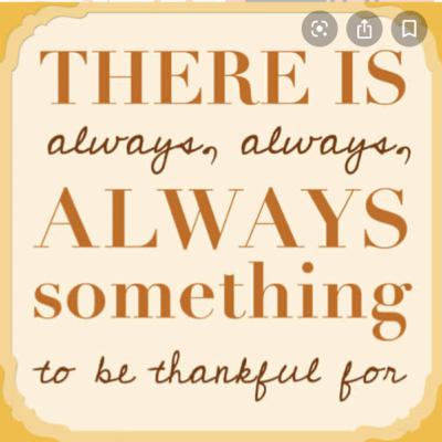 What are you grateful for?