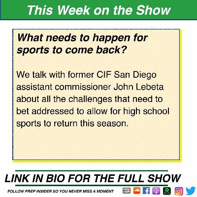 How To Get A 2020 High School Sports Season