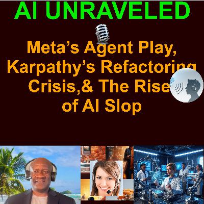 AI Business and Development Weekly Rundown From January 01st to January 04th 2026: Meta’s Agent Play, Karpathy’s "Refactoring" Crisis, & The Rise of AI Slop