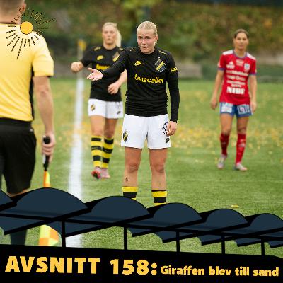 158. Giraffen blev till sand