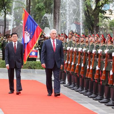 Díaz-Canel en Laos: Una visita que marca un hito en las relaciones con Cuba