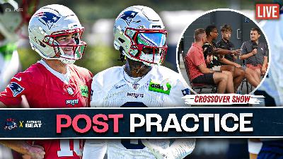 Patriots Daily/Beat Crossover: Drake Maye STRUGGLES at Patriots In-Stadium Practice Recap