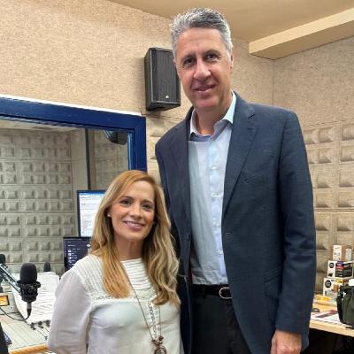 Xavier García Albiol, Alcalde de Badalona habla con María Giménez en Radio Pomar