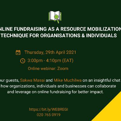 ONLINE FUNDRAISING AS A RESOURCE MOBILIZATION TOOL FOR ORGANIZATIONS, BUSINESES & INDIVIDUALS