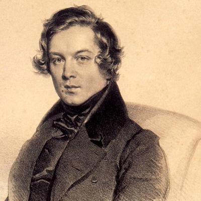 Robert Schumann übt täglich fünf Stunden Etüden