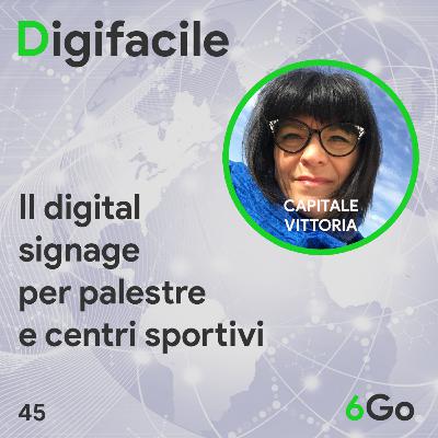 Digital signage per palestre e centri sportivi