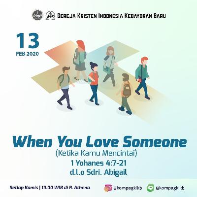 Sdri. Abigail Novia - When you love someone