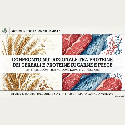 #030- 26 PROTEINE DEI CEREALI VS PROTEINE ANIMALI