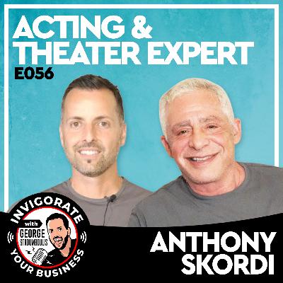 E056: Hollywood Actor, The Offer’s Carlo Gambino, Voice of Legends | Anthony Skordi
