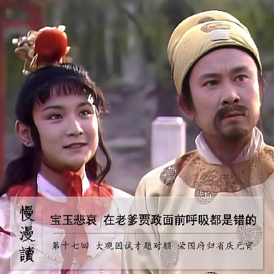 072」宝玉悲哀-在爹贾政面前呼吸都是错的|慢漫读17-1 072」宝玉悲哀-在爹贾政面前呼吸都是错的|慢漫读17-1