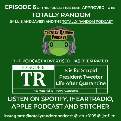Episode 6-A Random Show About...S is for Stupid, President Tweeter, and Life After Quarantine!
