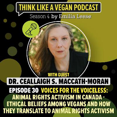 Ep. 30: Voices for the voiceless: animal rights activism in Canada - ethical beliefs among vegans and how they translate to animal rights activism Ep. 30: Voices for the voiceless: animal rights activism in Canada - ethical beliefs among vegans and how they translate to animal rights activism