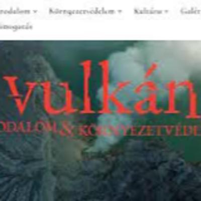 Vulkán - új környezetvédelmi-irodalmi folyóirat indult