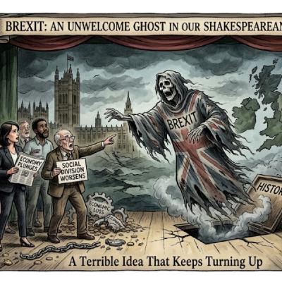Brexit - for the first time in ages. And the war.