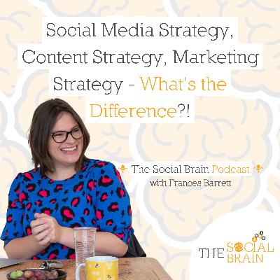 Social Media Strategy, Content Strategy, Marketing Strategy - What’s the Difference?!