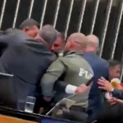 Brazil lawmaker stages protest in chamber over Bolsonaro Brazil lawmaker stages protest in chamber over Bolsonaro