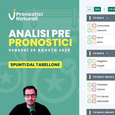 ⚽ Tutti i Pronostici Naturali della una nuova giornata di campionato