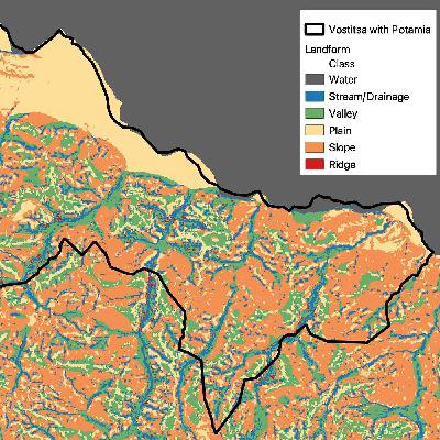 Vostitsa: Landscape Vostitsa: Landscape