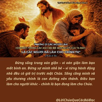 [23/02/2026] Lời Chúa Hôm Nay – Thứ Hai Tuần 1 Mùa Chay Năm A