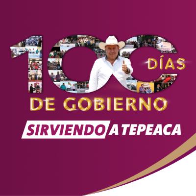 Informe de 100 días del presidente municipal de Tepeaca, Alfredo Velázquez Romero