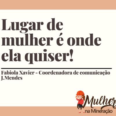 Fabíola Ferreira, fala de programa voltado às mulheres na mineradora