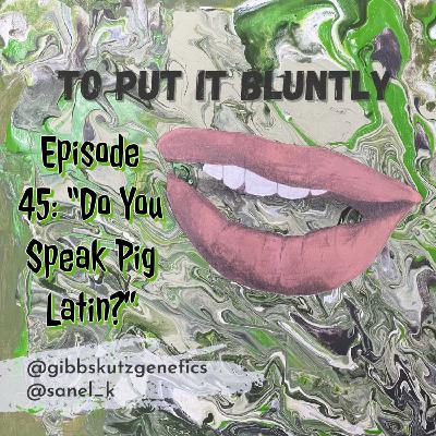 Do You Speak Pig Latin?????