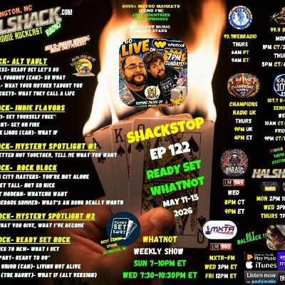 Episode 319: Halshack ep 122 (SHACKSTOP) ---May 11-15--- (READY SET WHATNOT) card based theme show--- (ALL STATIONS-- ZENOFM) --90 min weekly show--Find everything at Halshack com Episode 319: Halshack ep 122 (SHACKSTOP) ---May 11-15--- (READY SET WHATNOT) card based theme show--- (ALL STATIONS-- ZENOFM) --90 min weekly show--Find everything at Halshack com